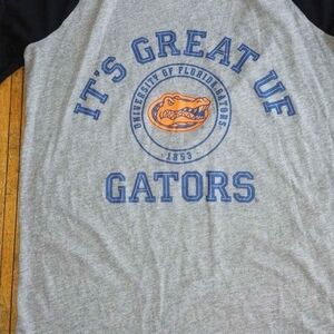 PINK Victoria's Secret Gray and Black Tee